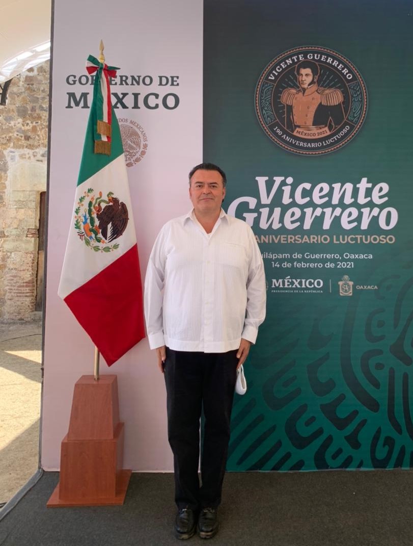 Asiste Arturo Martínez Núñez al aniversario luctuoso de Vicente Guerrero