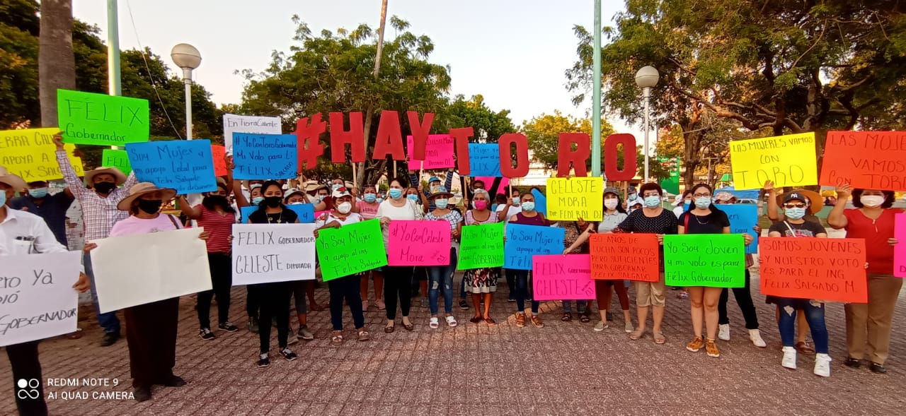 Mujeres respaldan a Félix Salgado en arranque de camapaña electoral en Guerrero