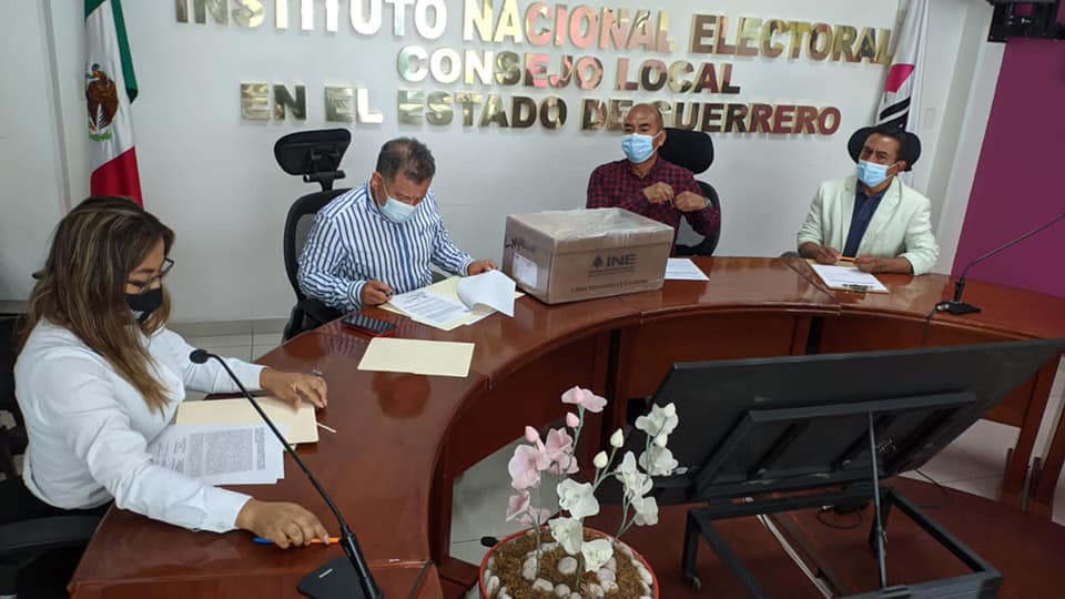 Recibe IEPCGro cuadernillos de lista nominal para Taxco de Alarcón