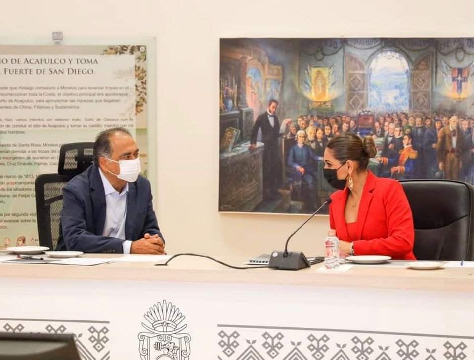 «Nosotros siempre seremos factor de colaboración positiva y propositiva», dice Astudillo sobre encuentro con Evelyn