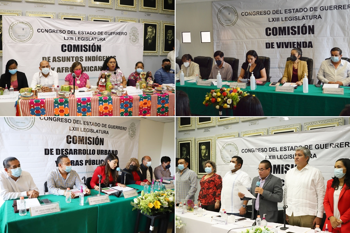 Continúa la instalación de comisiones y comités ordinarios del Congreso de Guerrero