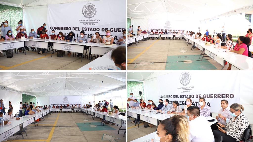 Atienden legisladores a trabajadores de dependencias estatales que demandan pagos de prestaciones