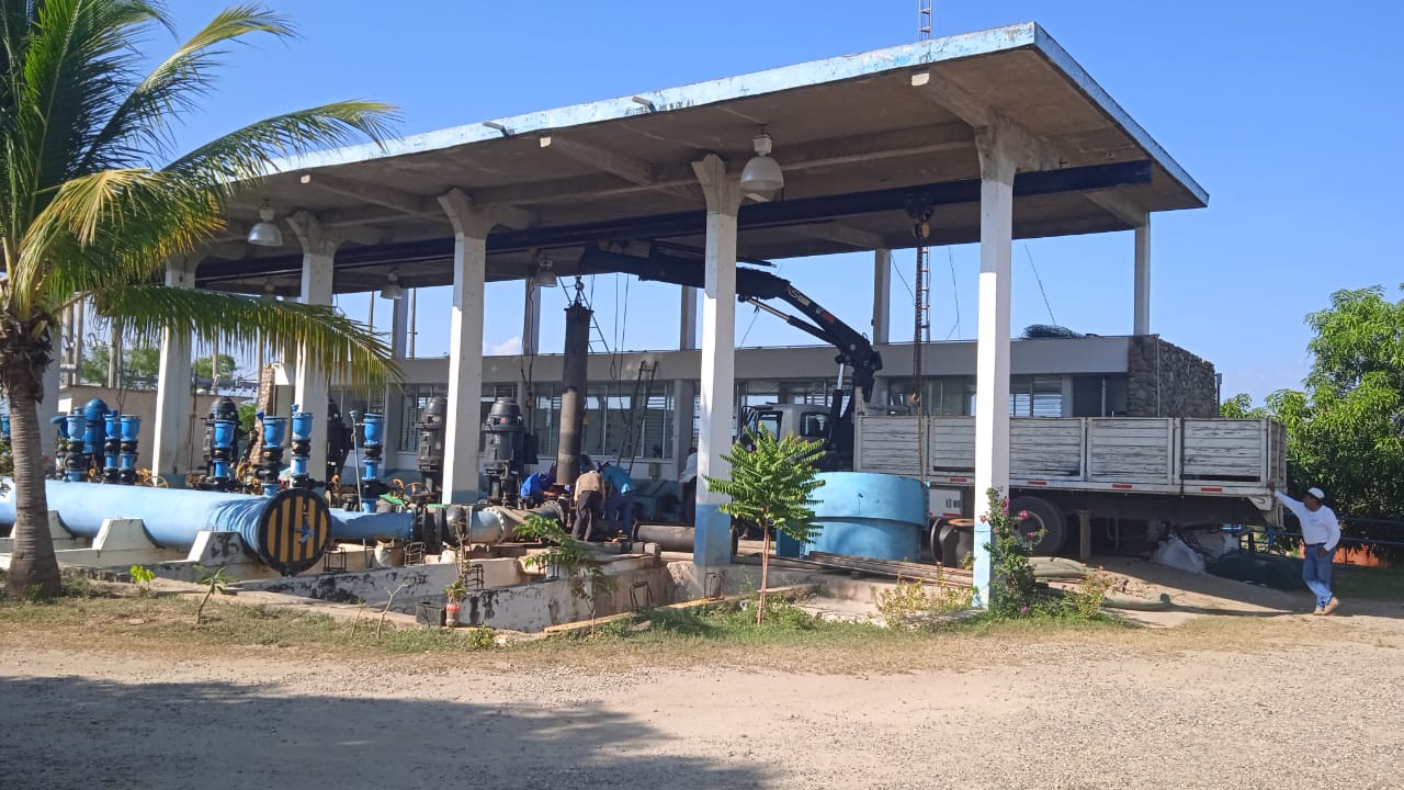 Concluye instalación de equipos nuevos en el sistema de captación Papagayo II