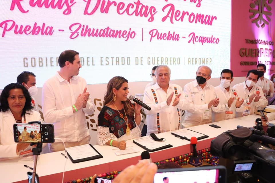 «Vienen muchas cosas buenas para nuestro estado», dice Evelyn Salgado en antesala de recibir la estafeta de la edición 46 del Tianguis Turístico que vuelve a Acapulco