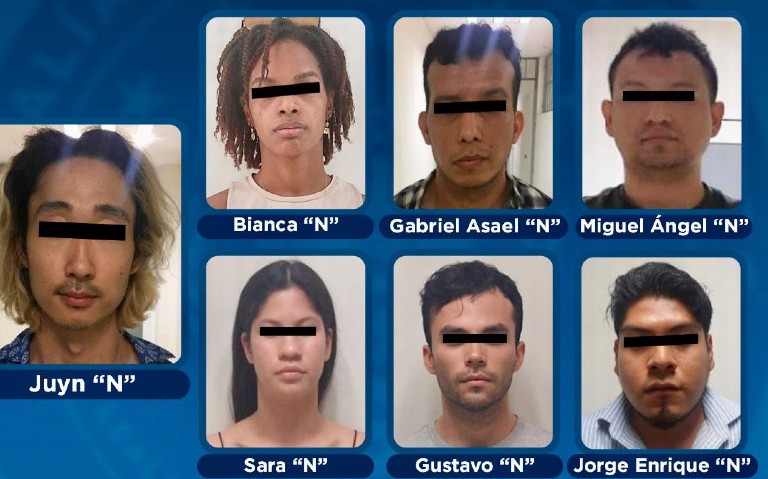 Detienen a 7 integrantes de presunta banda de secuestradores; ciudadano de nacionalidad coreana los lideraba