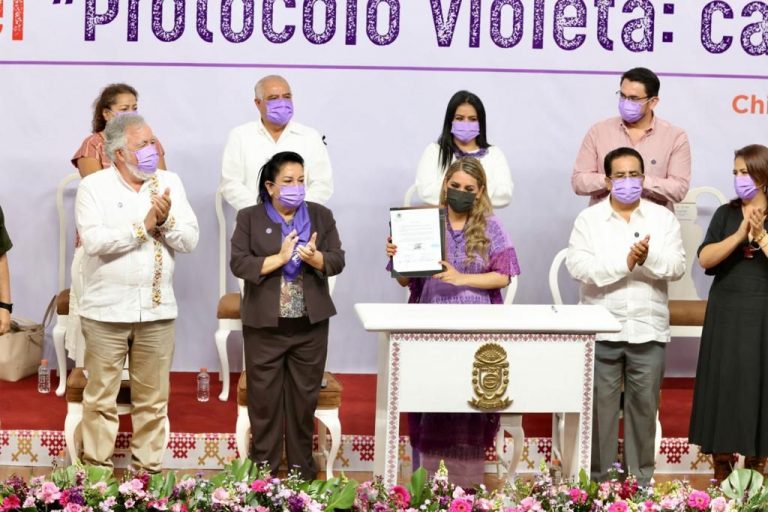 Presenta Evelyn Salgado la Alerta Violeta unica en Mexico para la busqueda inmediata de niñas adolescentes y mujeres en Guerrero-II