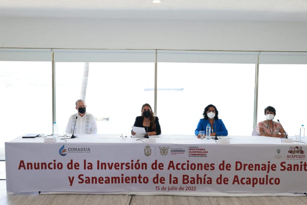 Van más de 415 mdp para «Acciones de Drenaje Sanitario y Saneamiento de la Bahía de Acapulco»