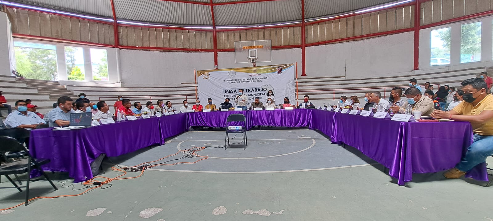 Encabeza Comisión de Protección Civil del Congreso de Guerrero una reunión con alcaldes de la Montaña