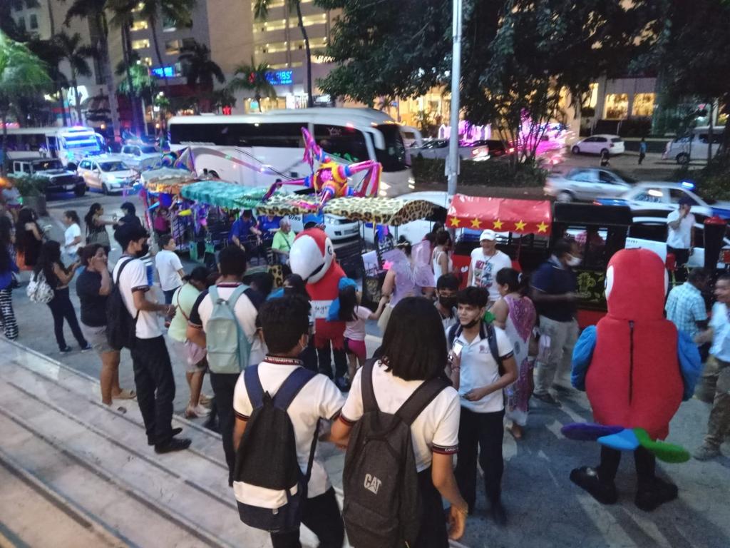Por primera vez, el trenecito del Parque Pagagayo recorre la Costera para promover actividades del recinto