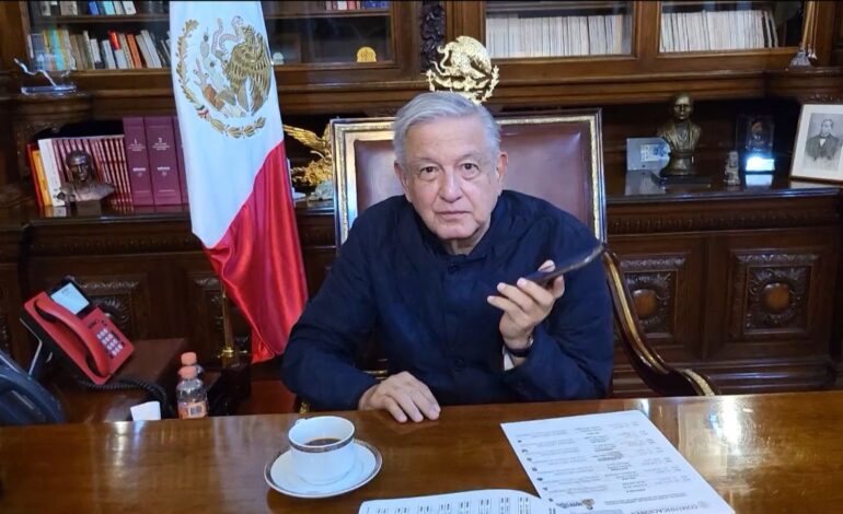 Informa gobernadora Evelyn Salgado al presidente Andrés Manuel López Obrador saldo blanco preliminar por sismo de 6.0