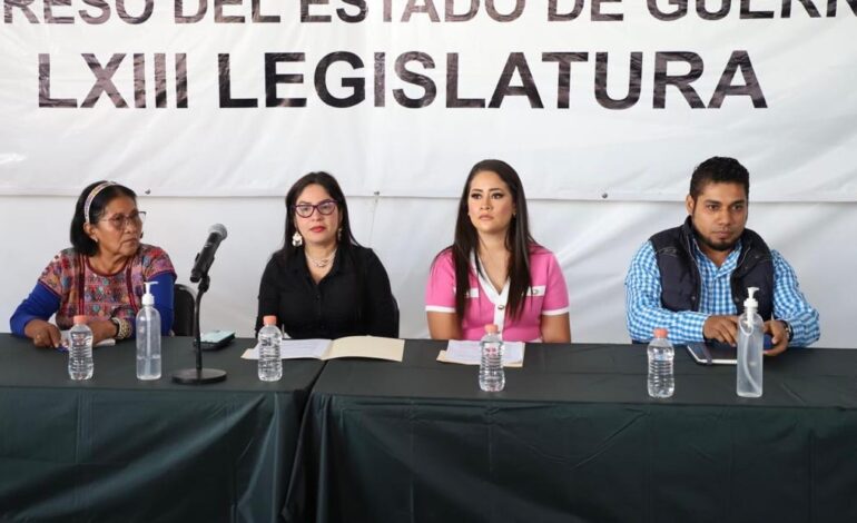 Es firme el compromiso del Congreso de Guerrero para solucionar la problemática de los grupos vulnerables