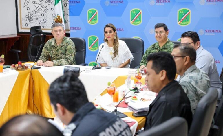 Evelyn Salgado evalúa seguridad por Temporada Vacacional Invierno 2022