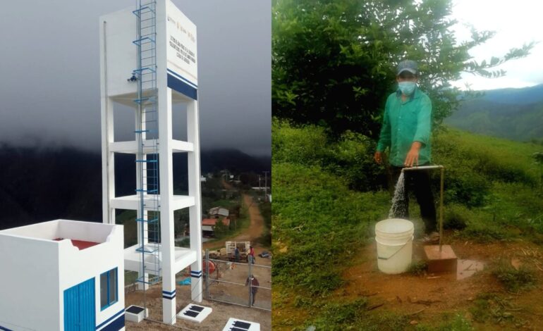 Comisión de Agua del estado de Guerrero construye sistema en comunidad de José Joaquín de Herrera