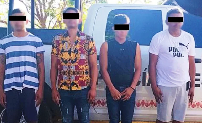 Detiene la Policía Estatal a cuatro presuntos distribuidores de droga en Acapulco