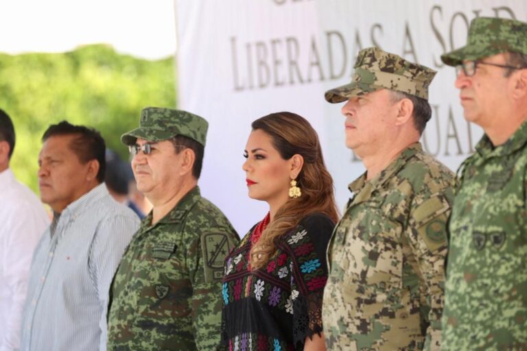 evelyn salgado reconoce fuerzas armadas