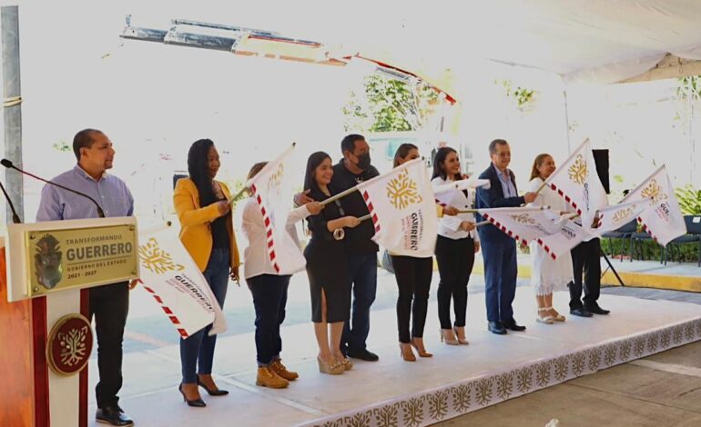 Gobernadora y legisladores dan banderazo a la segunda etapa de construcción de la biblioteca del Congreso de Guerrero