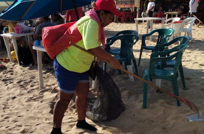 Participan 240 trabajadores de la promotora de playas en el cuidado y limpieza de la franja costera