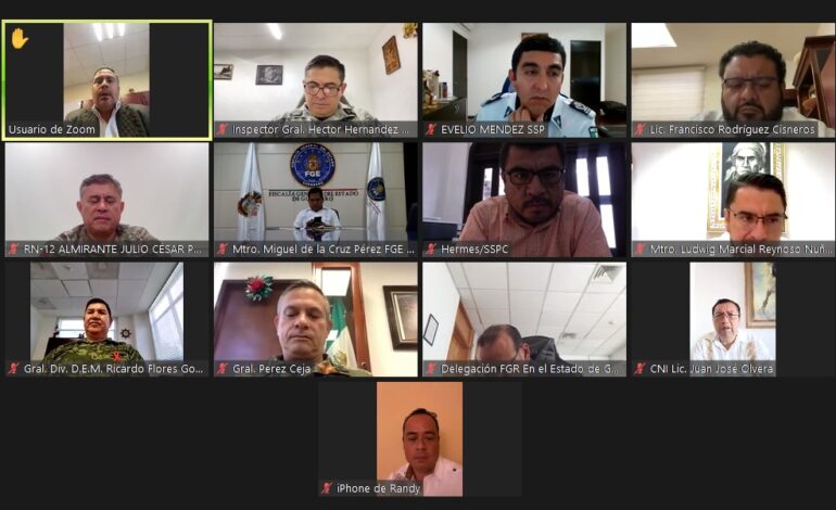 Instituciones encargadas de la Seguridad Pública en Guerrero, alistan acciones de seguridad previo a festejos decembrinos