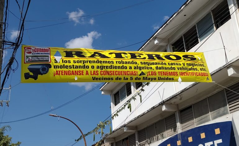 Colonos de Chilpancingo se organizan contra la delincuencia