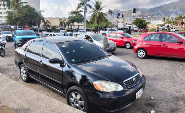 Balean a un hombre en plena avenida Costera de Acapulco
