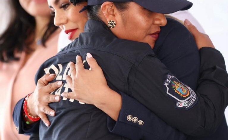 Reconoce Evelyn Salgado a la Policía Estatal como una institución sólida y eficiente al servicio del pueblo