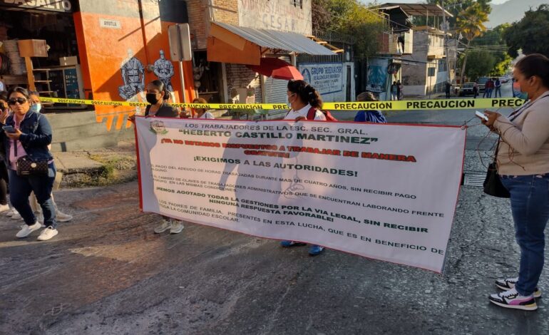 Protestas por educación, salud y derechos laborales, la jornada de este miércoles en Chilpancingo