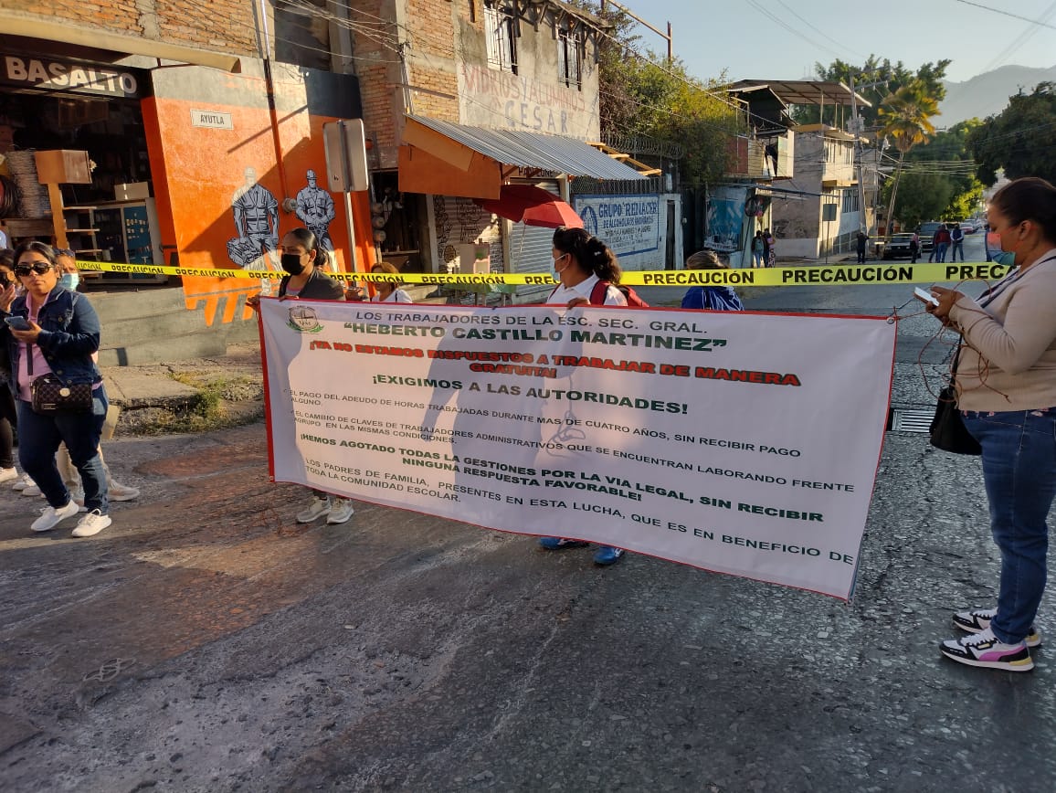 Protestas por educación, salud y derechos laborales, la jornada de este miércoles en Chilpancingo
