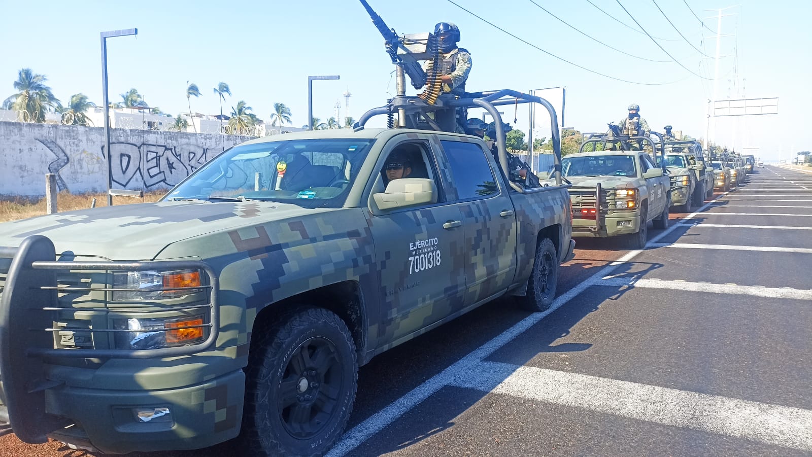 Arriban 200 efectivos de las fuerzas especiales del Ejército Mexicano al puerto de Acapulco