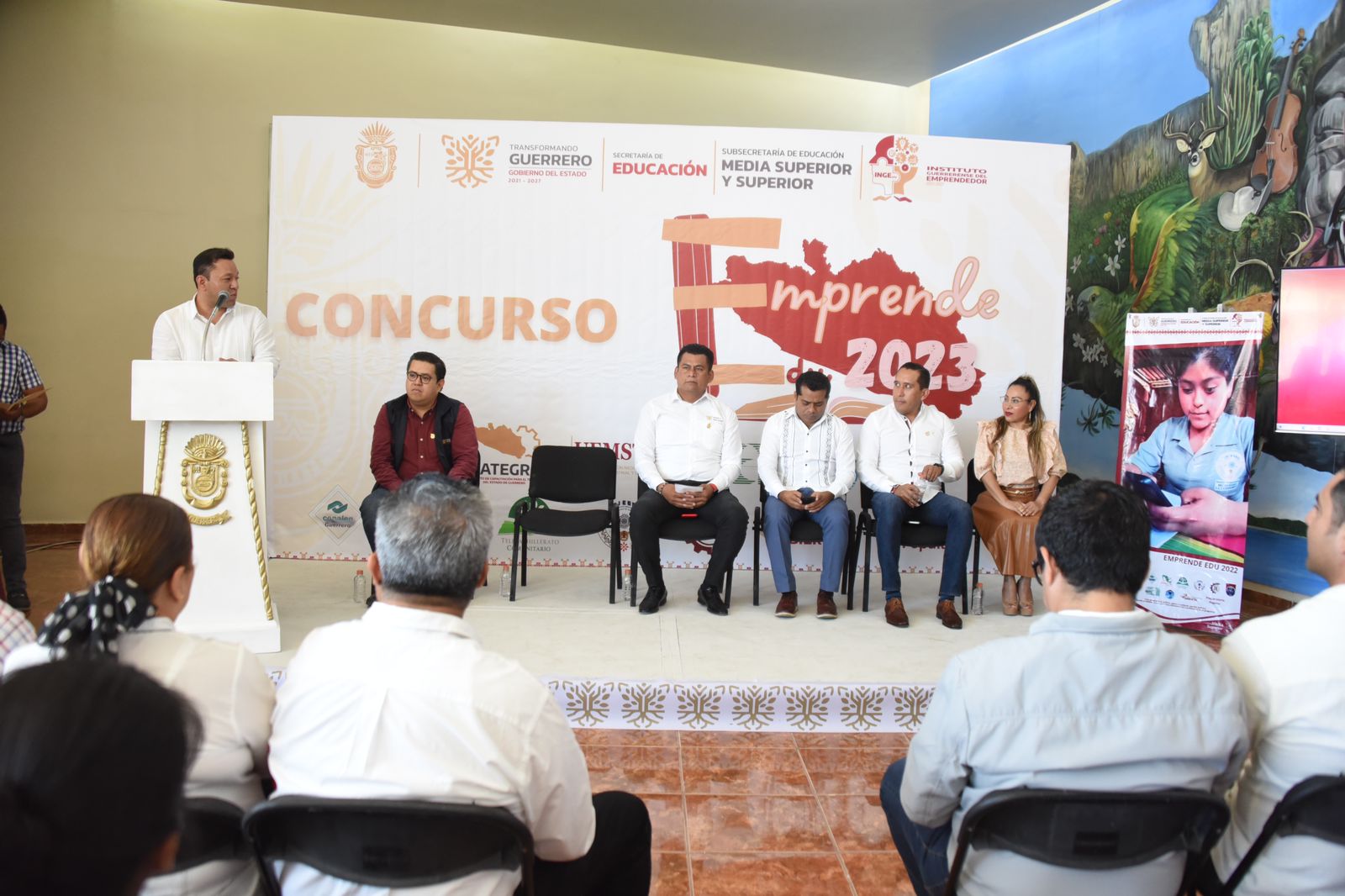 El Instituto Guerrerense del Emprendedor presenta la convocatoria del Concurso Estatal Emprende-EDU 2023