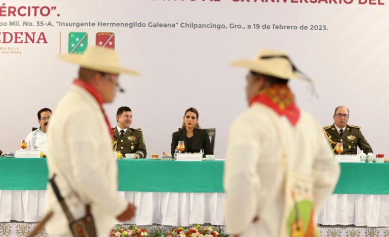 Reconoce Evelyn Salgado trabajo y lealtad de las y los soldados con Guerrero