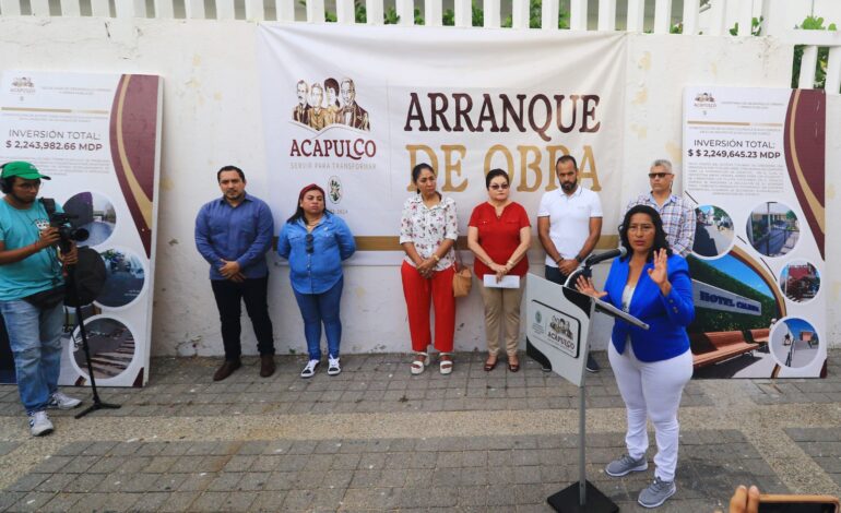 Da banderazo Abelina López, a obras en accesos a playa
