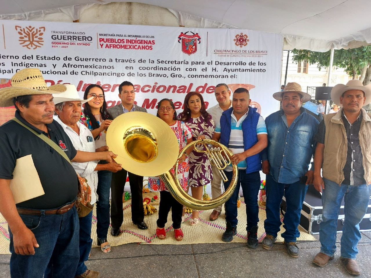 Secretaría de Indígenas organiza encuentro y festival en el Zócalo de Chilpancingo