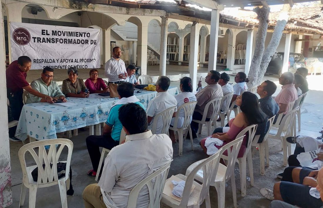 Realizan acto de apoyo a Adán Augusto en Tecpan de Galeana