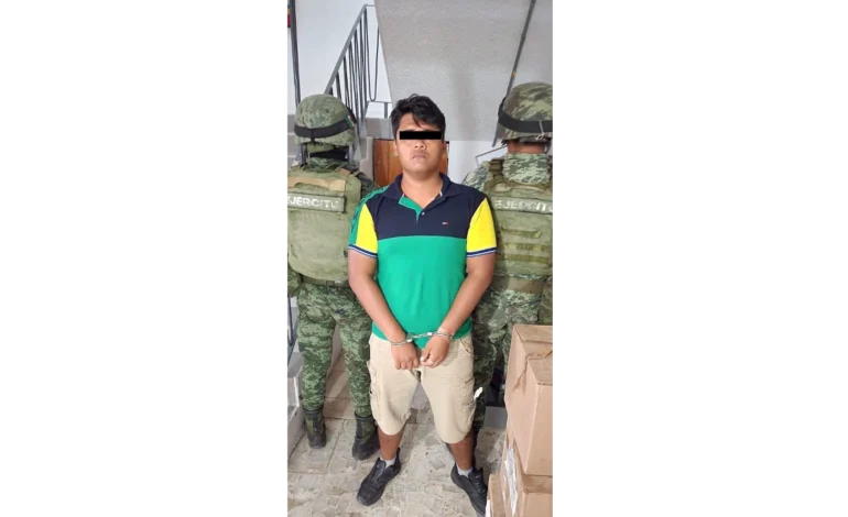 Detenido en el Mercado Central es reincidente del mismo delito: portación de arma prohibida