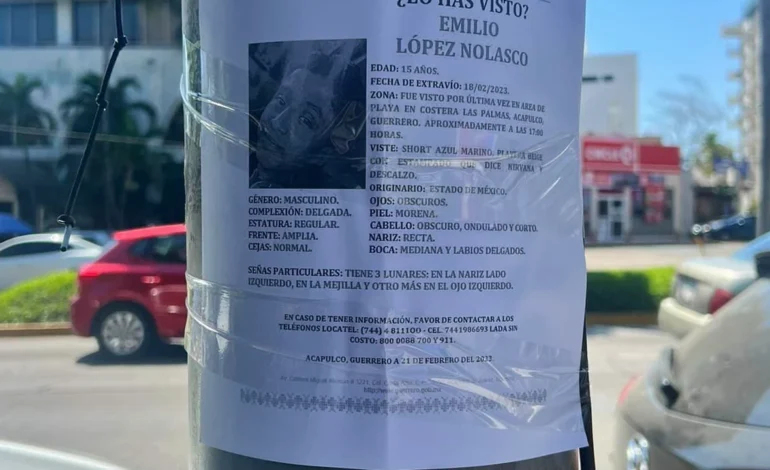 Intensifican acciones de localización de Emilio López Nolasco en Acapulco