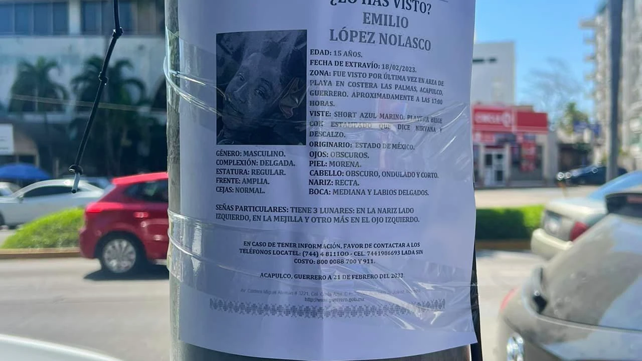 Intensifican acciones de localización de Emilio López Nolasco en Acapulco