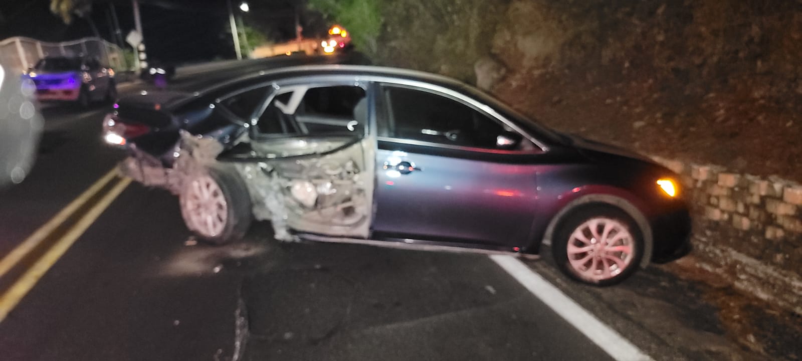 Accidente de tránsito deja un muerto en la avenida Escénica, Acapulco