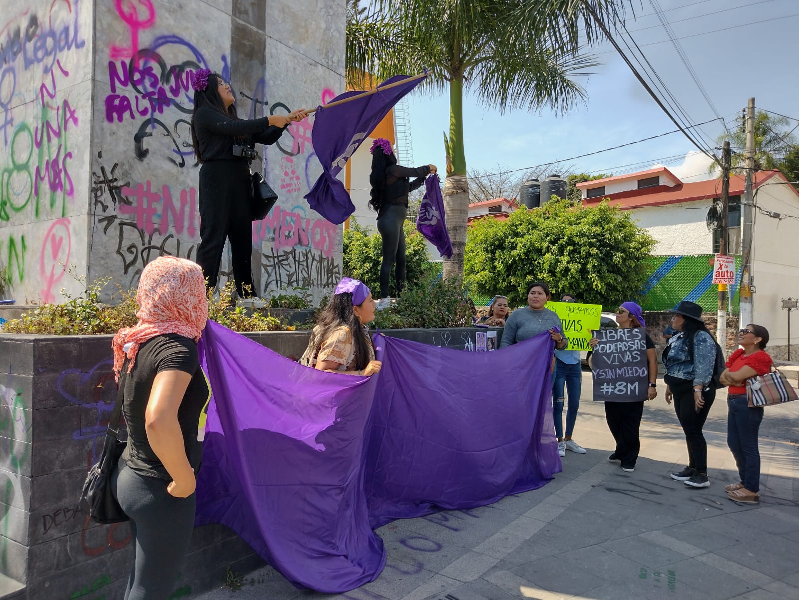 #8M | Marchan reporteras de Chilpancingo contra violencia y acoso
