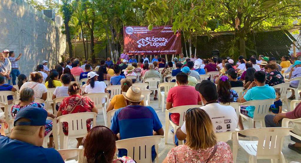 Integra el Movimiento Transformador de Guerrero comités de apoyo a Adán Augusto en Técpan y Acapulco