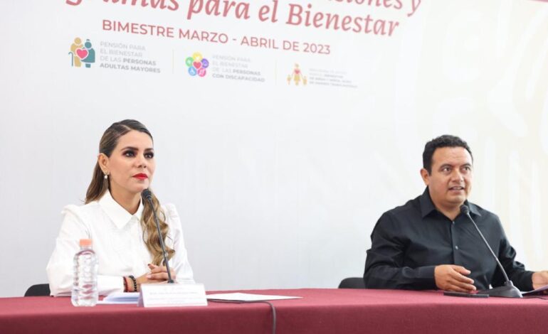 Anuncia Evelyn Salgado inicio de pagos pendientes del 2022 del programa Pensión para el Bienestar de las Personas con Discapacidad