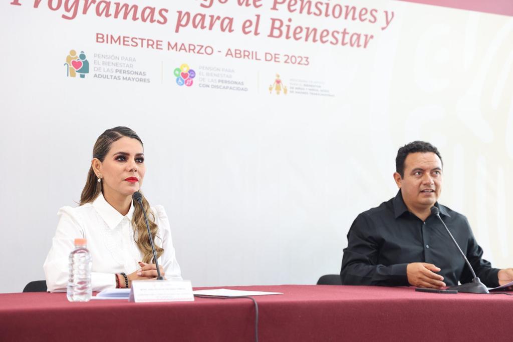 Anuncia Evelyn Salgado inicio de pagos pendientes del 2022 del programa Pensión para el Bienestar de las Personas con Discapacidad
