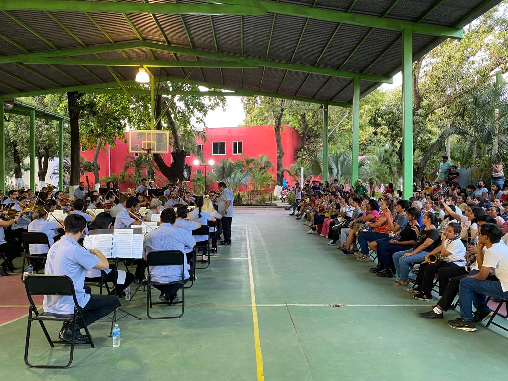 Realiza la Filarmónica de Acapulco concierto especial en el Polideportivo Cici Renacimiento