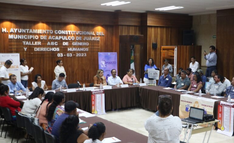 Clausura Abelina López, curso violencia de género impartido a delegados y comisarios municipales