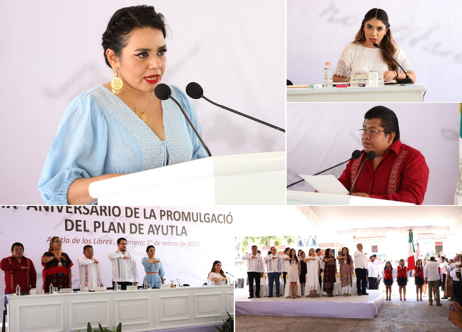 Es un compromiso del Congreso de Guerrero seguir honrando el legado de los próceres de la patria: Yanelly Hernández