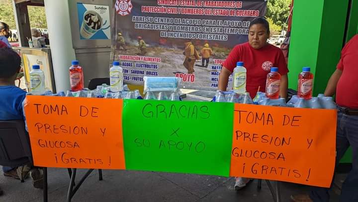 Ante falta de equipo, sindicato de Protección Civil instala Centro de Acopio para brigadistas que combaten incendios forestales