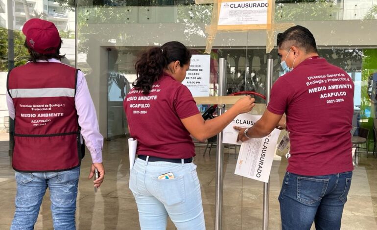 Clausuran Gobierno Municipal de Acapulco condominio “Armando’s Le Club” por verter aguas residuales