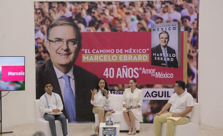Presenta con éxito Editorial Aguilar, libro de Marcelo Ebrard en Acapulco