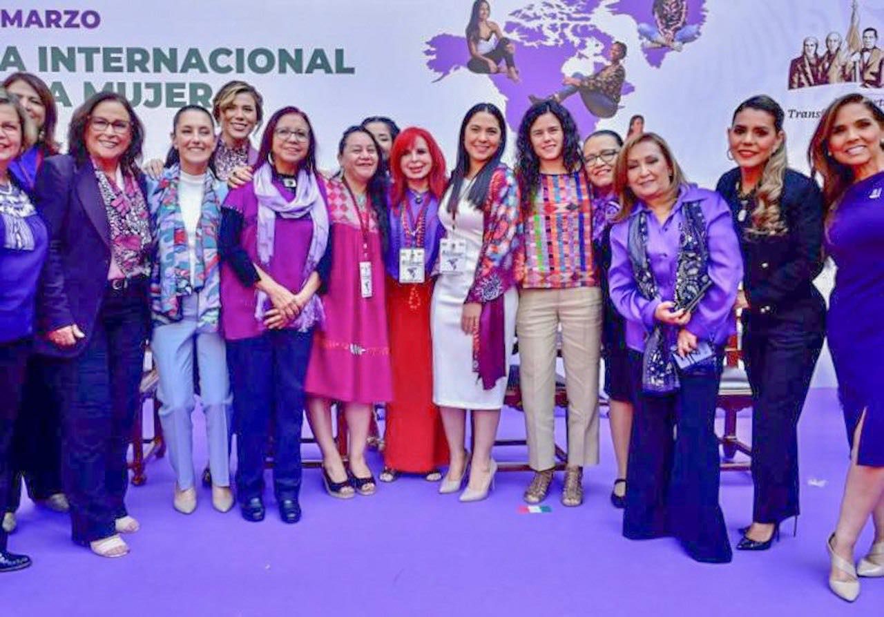 Evelyn Salgado Pineda asiste al acto oficial para conmemorar el Día Internacional de la Mujer