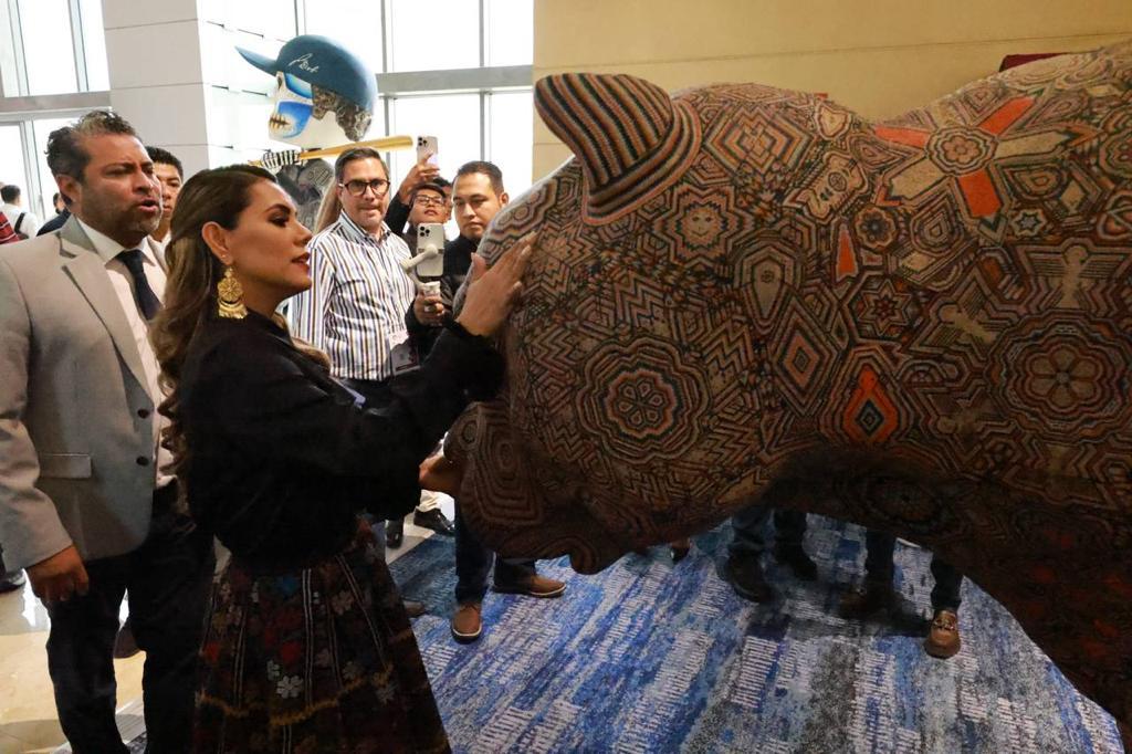 Asiste Evelyn Salgado a la inauguración de la 47 Edición del Tianguis Turístico en la CDMX