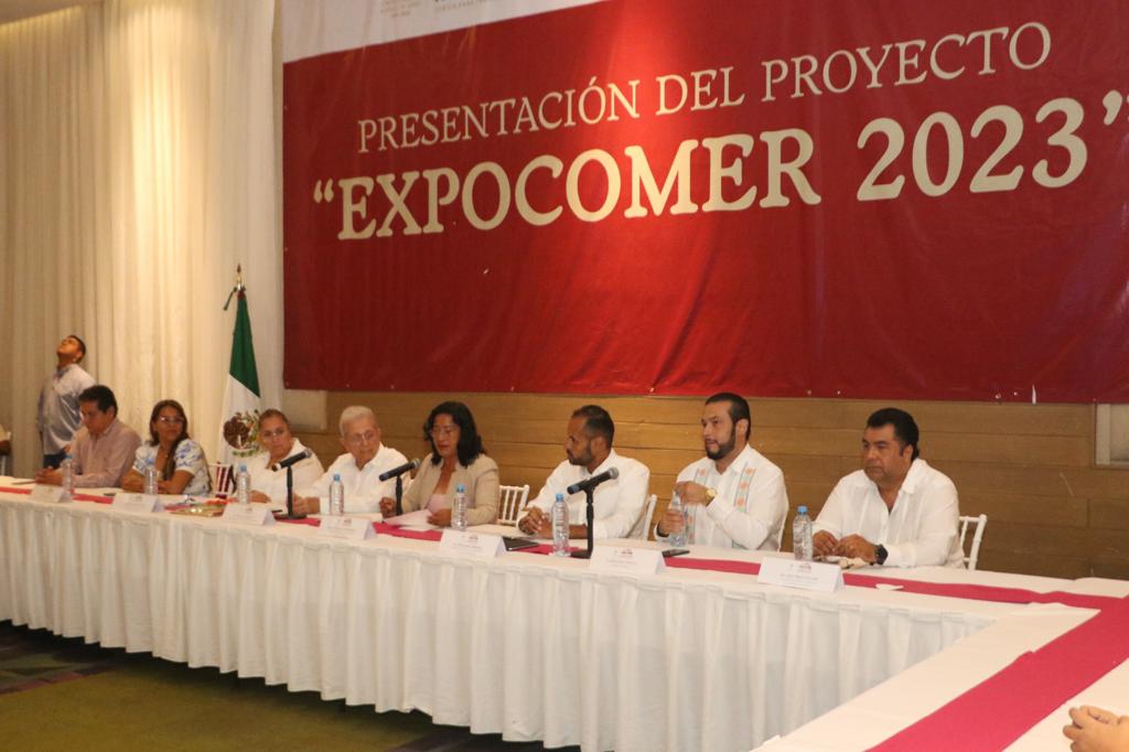 Asiste Abelina López a presentación de proyecto “Expocomer 2023”